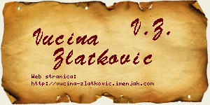 Vucina Zlatković vizit kartica